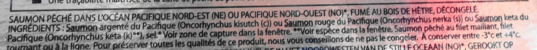 Labeyrie Saumon fumé sauvage du Pacifique packshot