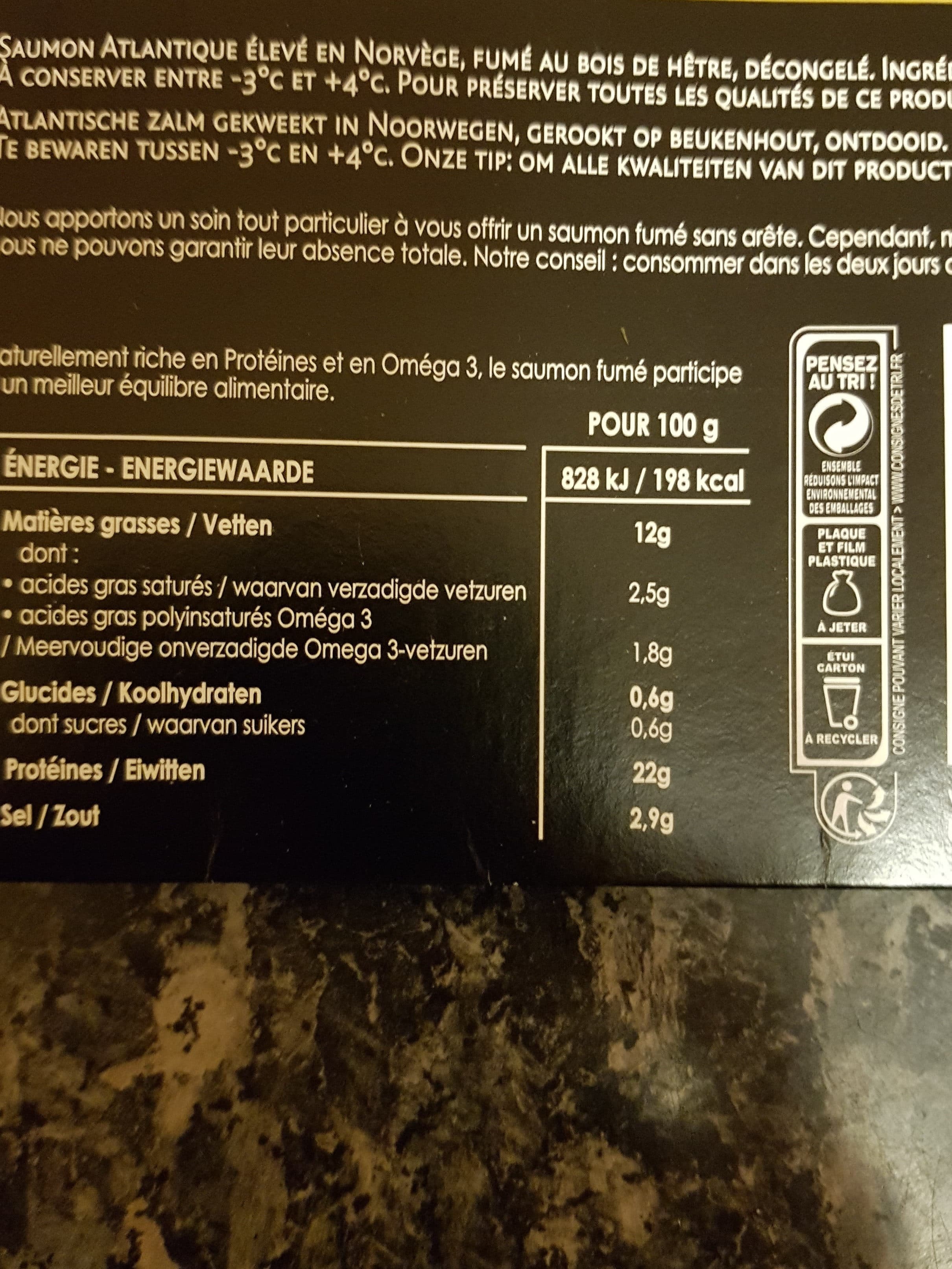 Labeyrie Le Norvège - Saumon Fumé Dégustation packshot