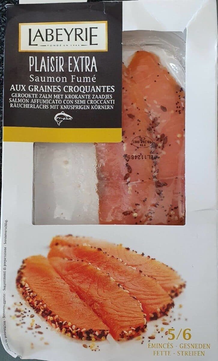 Labeyrie Saumon fumé aux graines croquantes packshot