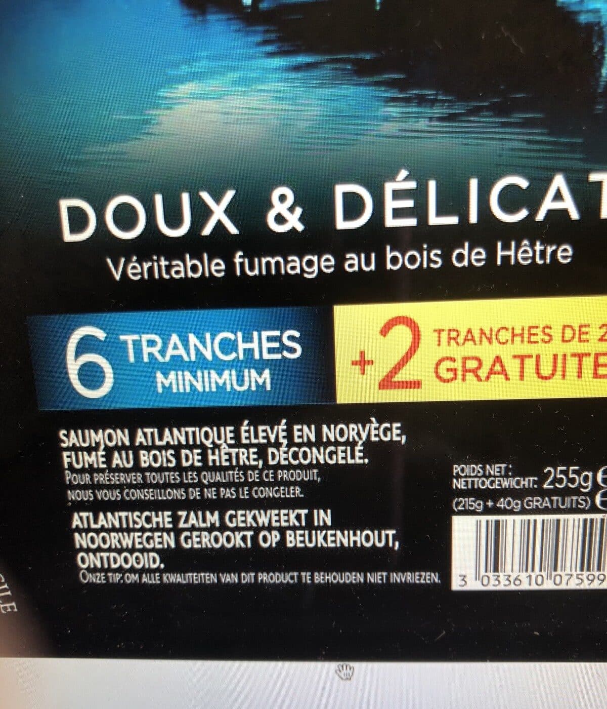 Labeyrie SAUMON ATLANTIQUE DE NORVÈGE FUME packshot