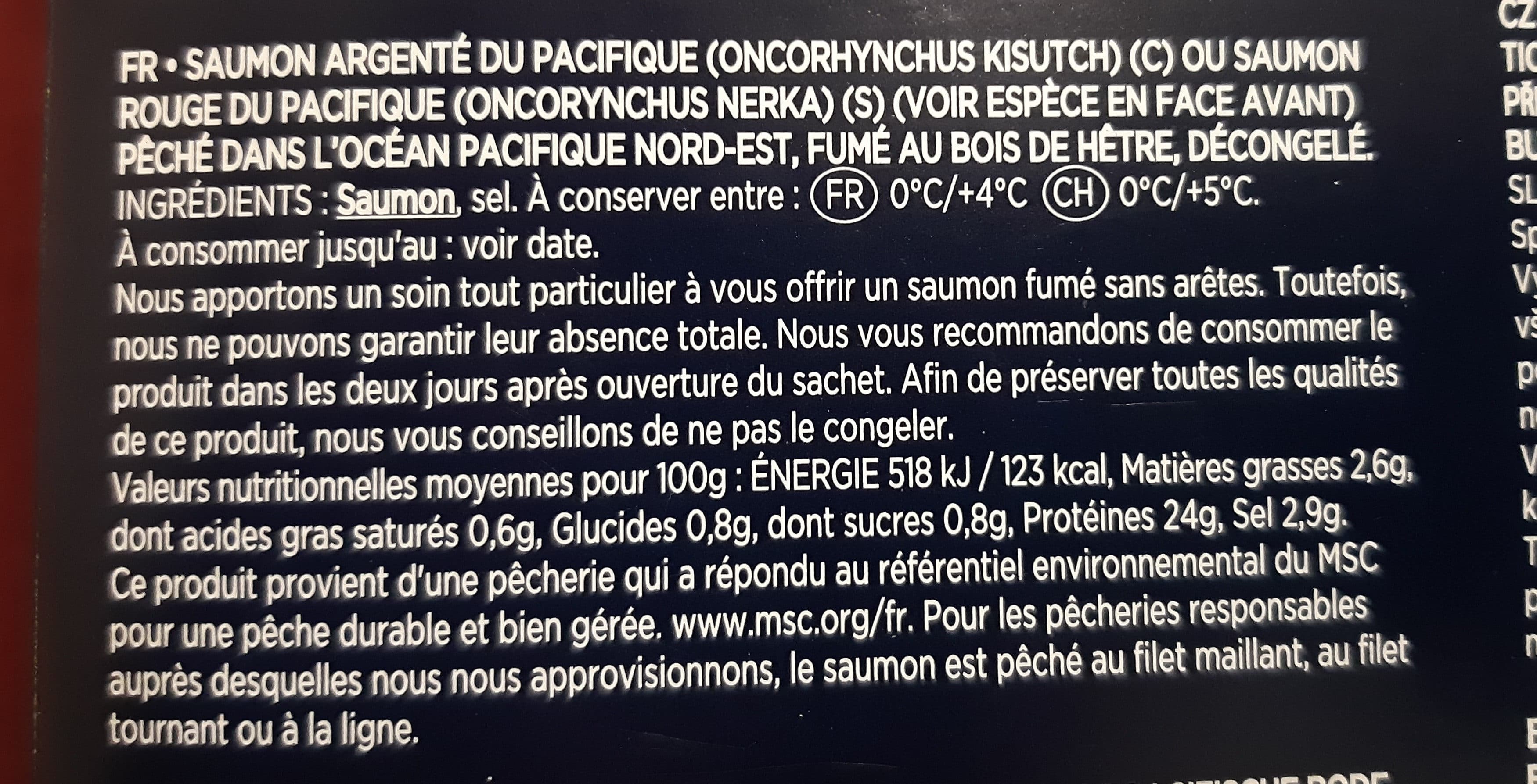 Labeyrie Saumon fumé sauvage Alaska packshot