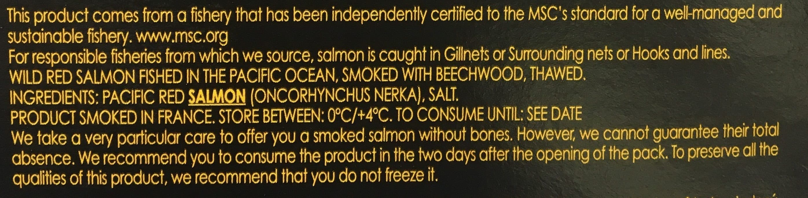 Labeyrie Saumon rouge sauvage packshot