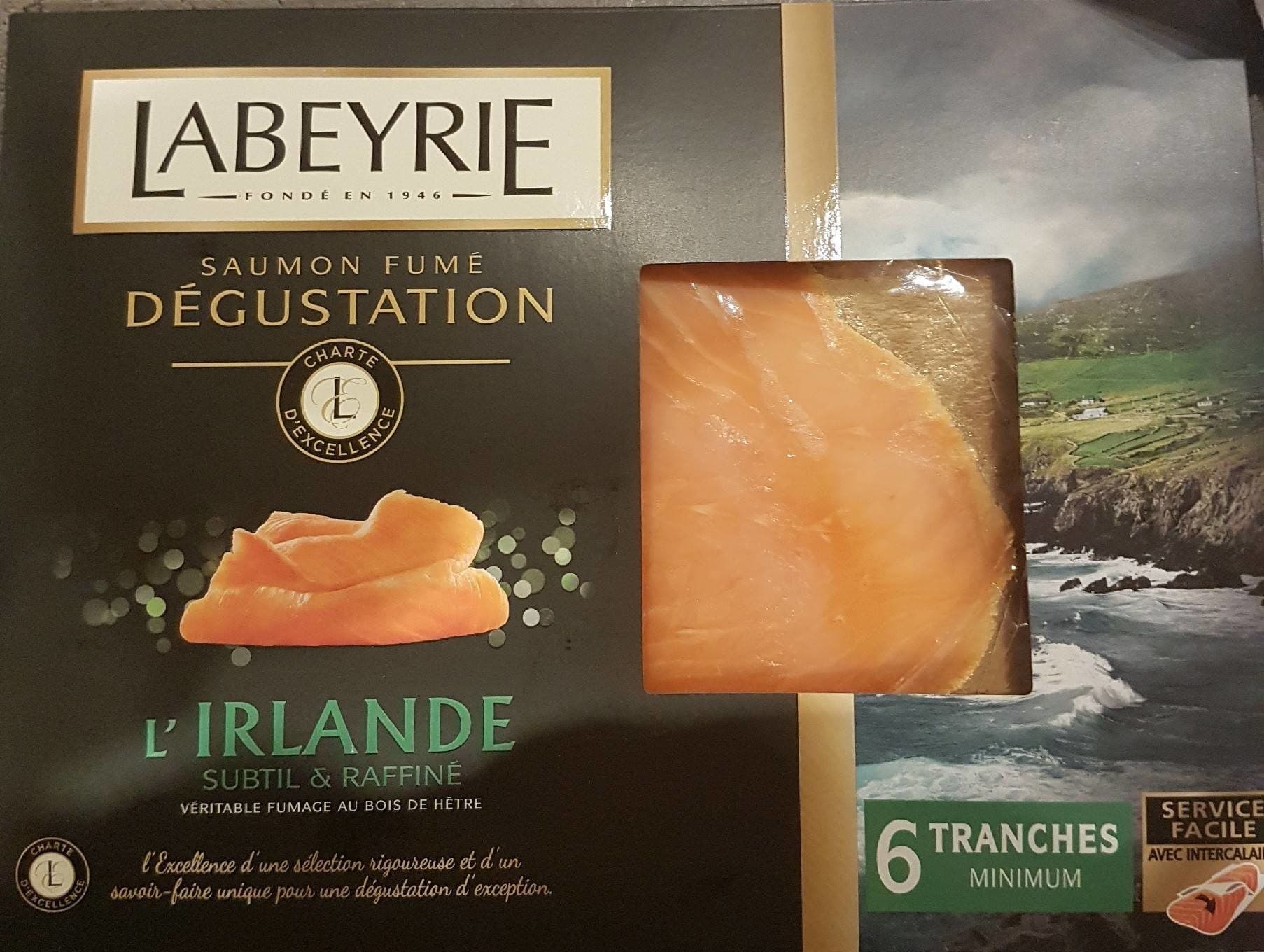 Labeyrie Saumon fumé dégustation - Irlande packshot