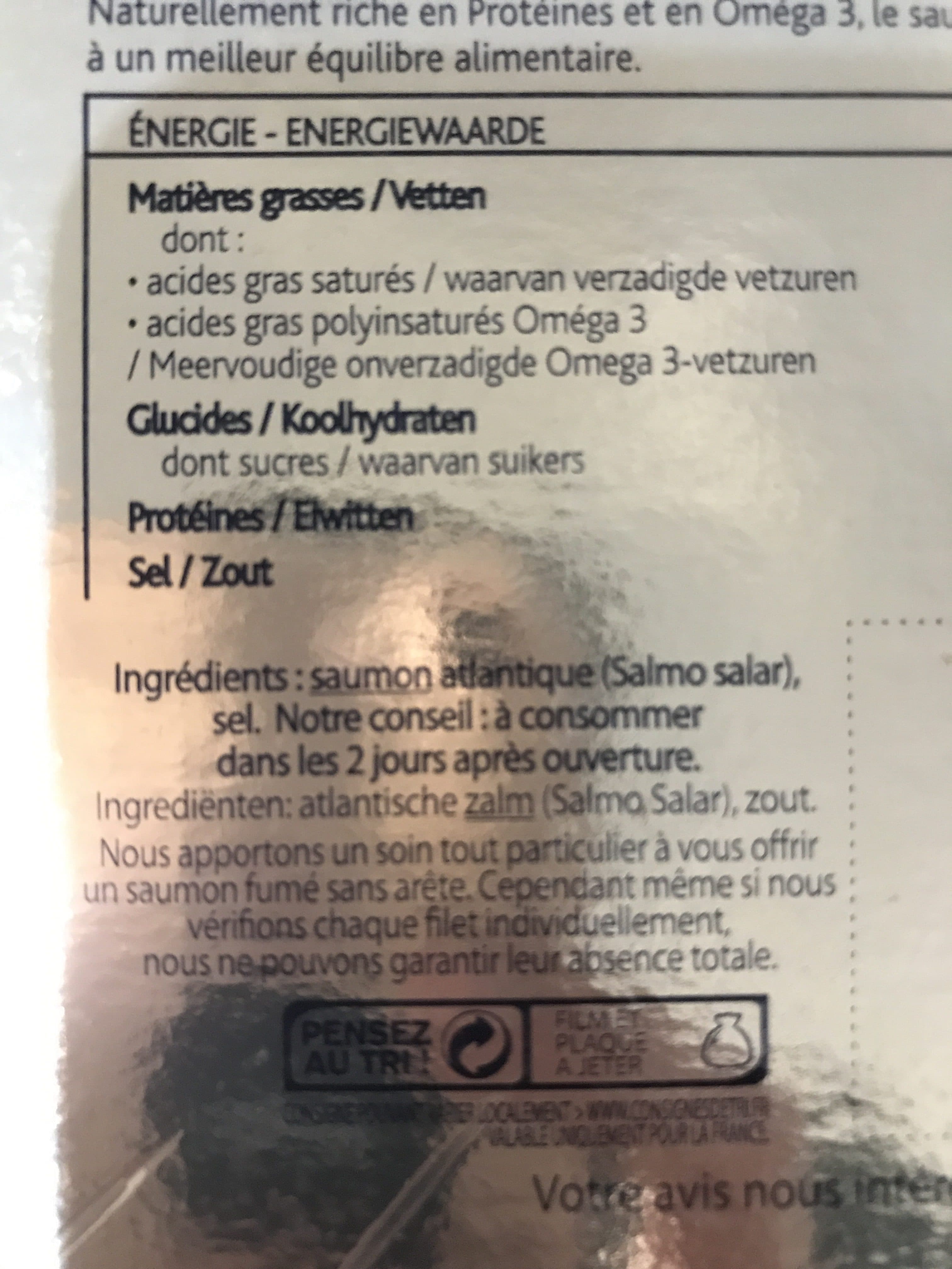 Labeyrie Saumon fumé le Norvège packshot
