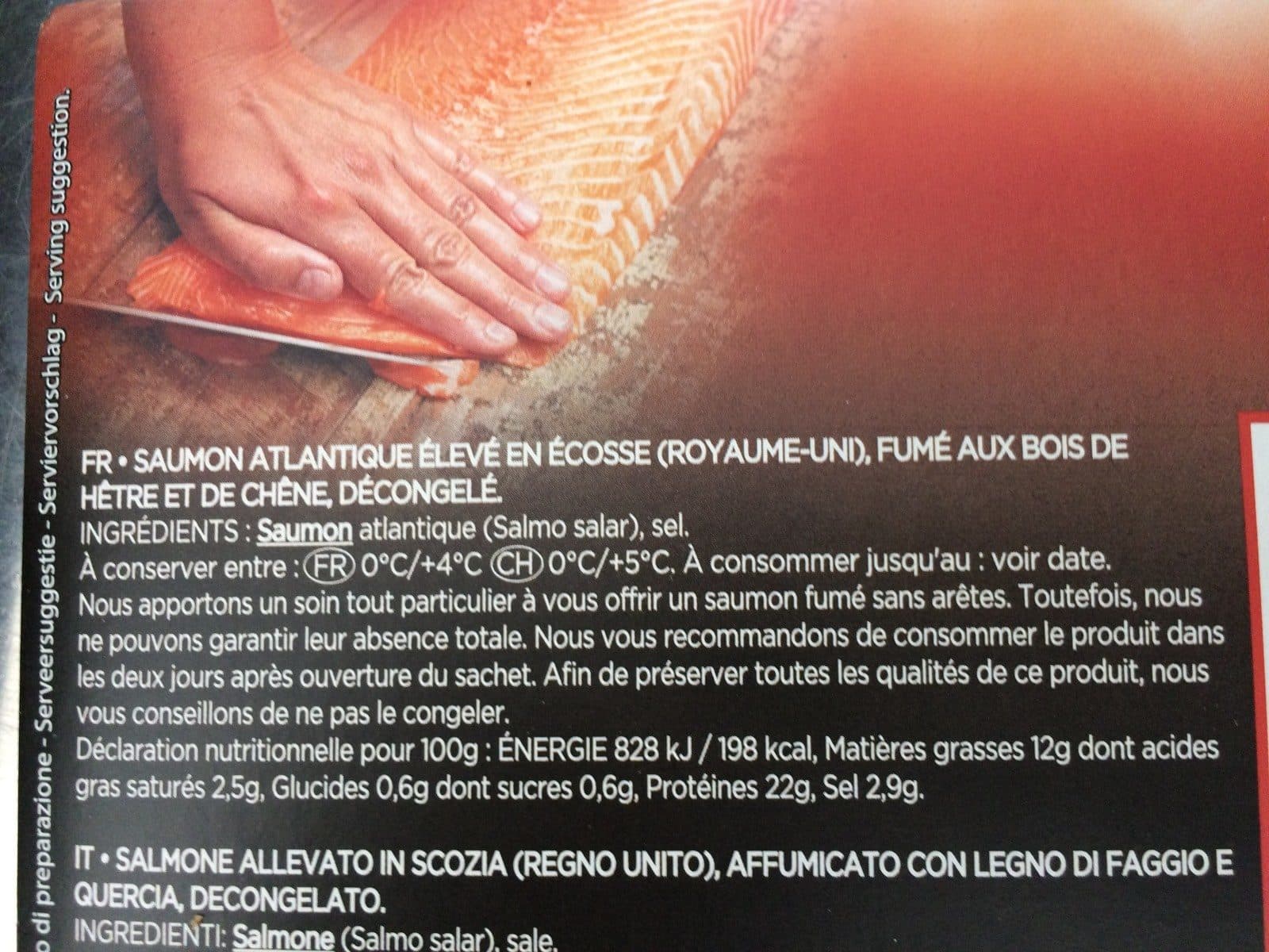 Labeyrie Saumon fumé Ecosse packshot