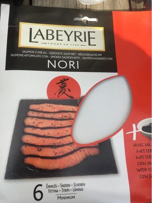 Labeyrie Lab. sashimi Saum. fum+sauc. packshot