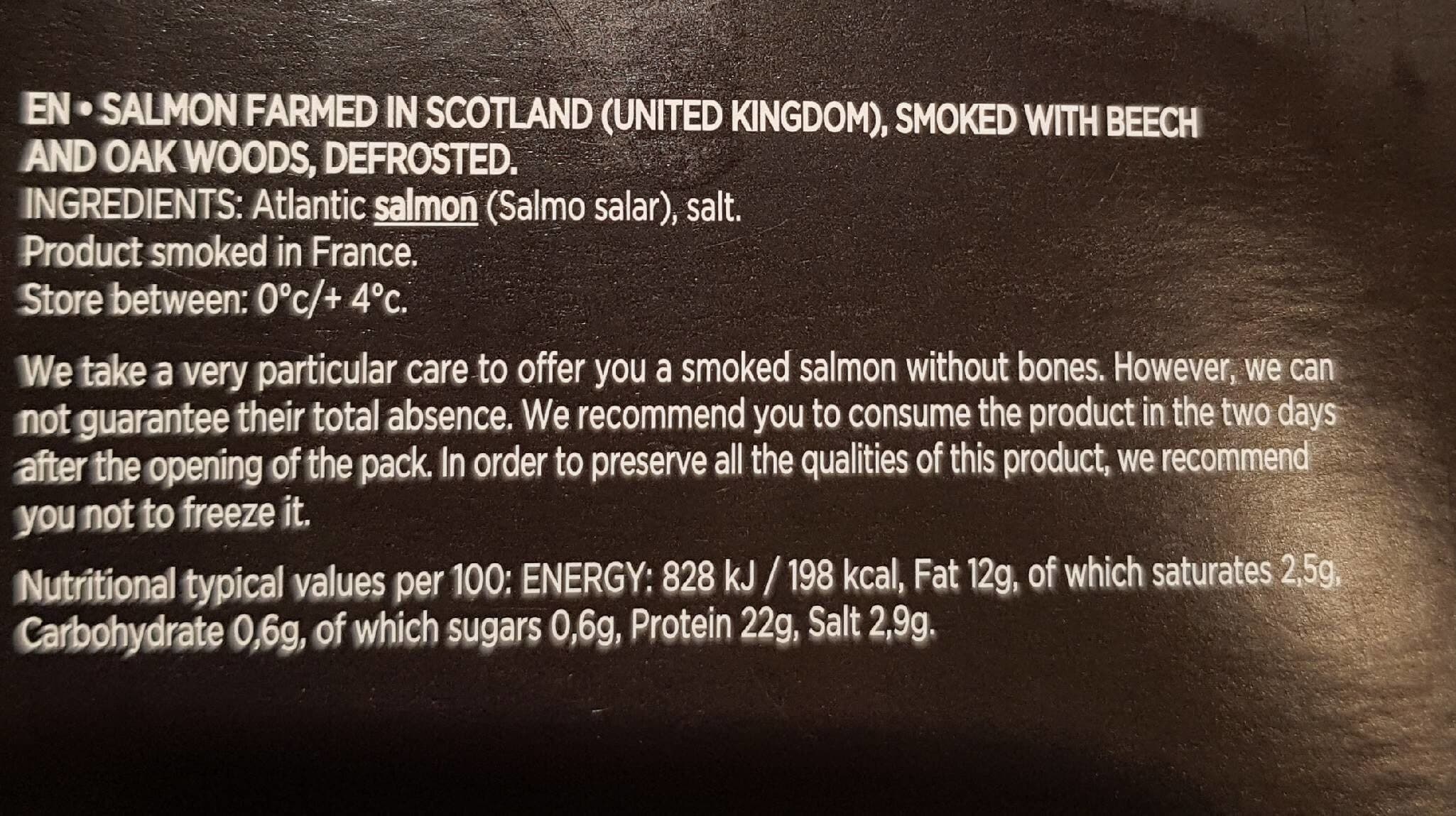 Labeyrie Labeyrie Scottish Smoked Salmon 75G packshot