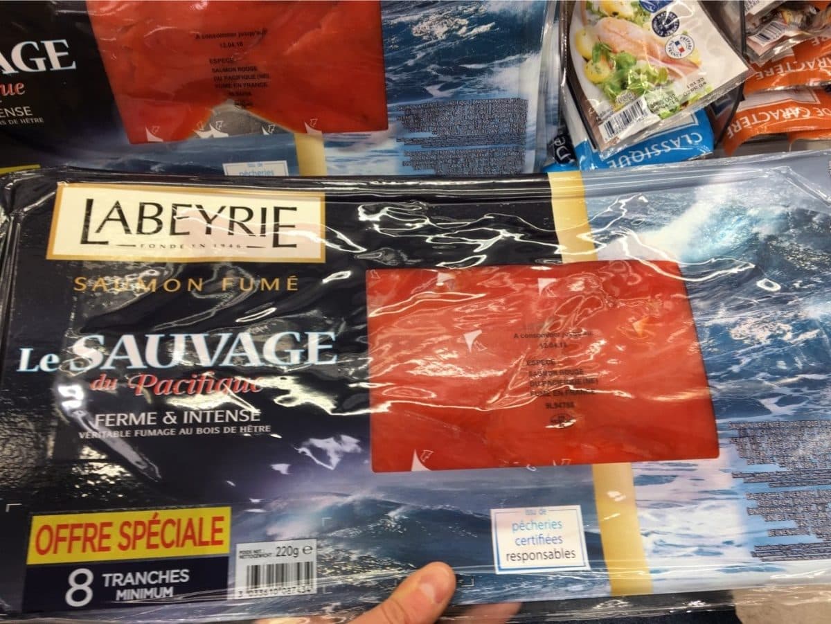 Labeyrie Saumon fumé Le sauvage du pacifique packshot