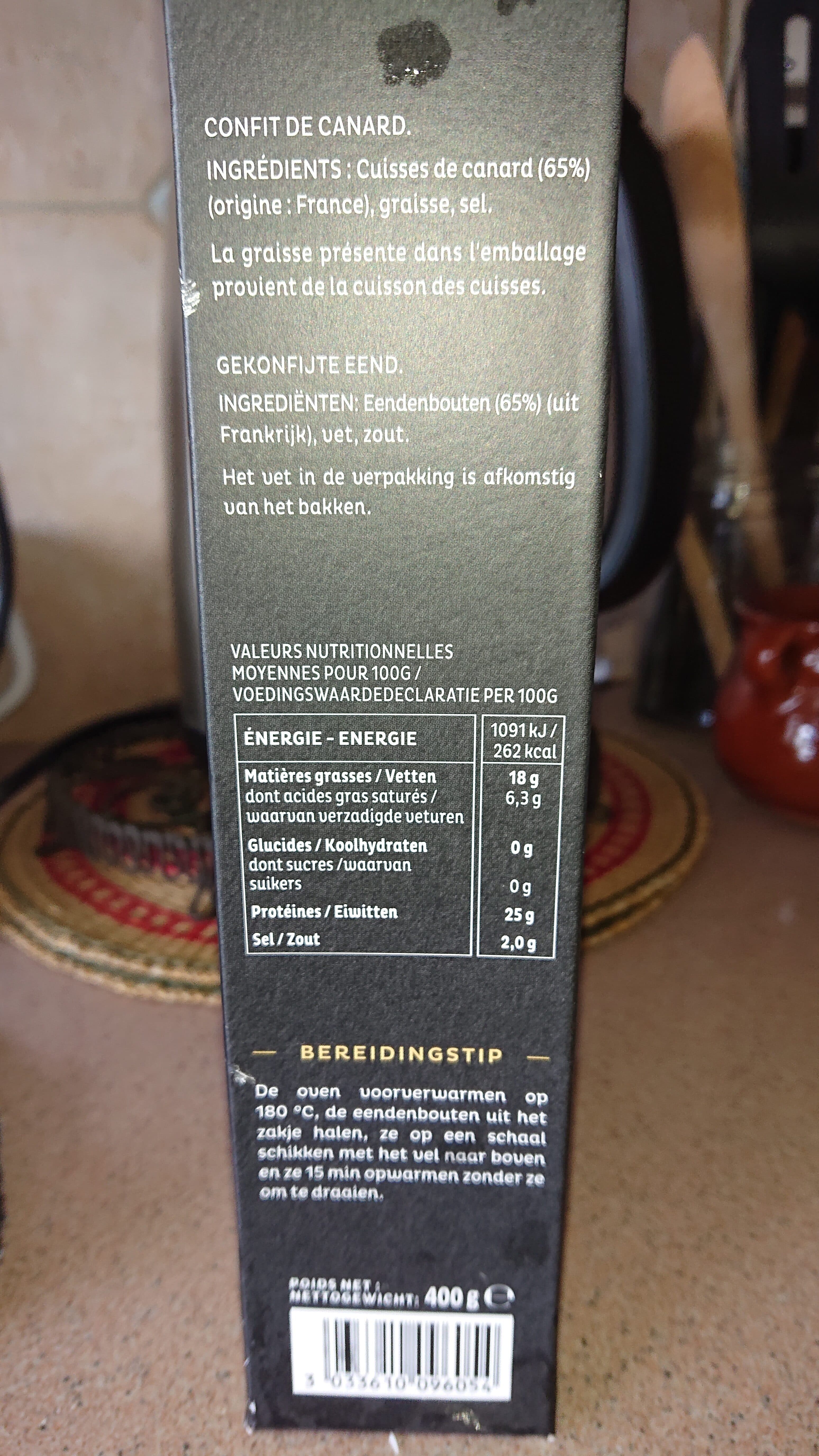 Labeyrie CONFIT DE CANARD 2 CUISSES packshot