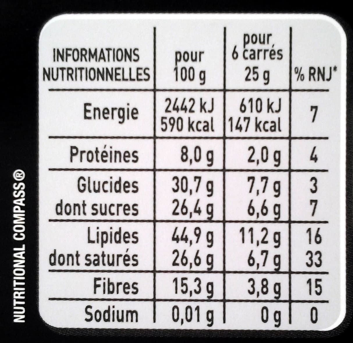 Nestlé Grand Chocolat noir Intense 70% packshot