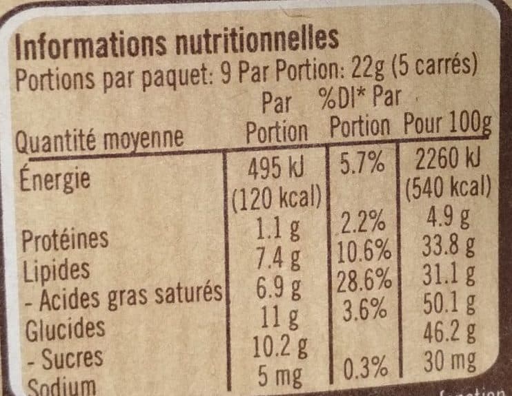 Nestlé Chocolat Noir Pâtissier Dessert Nestlé packshot