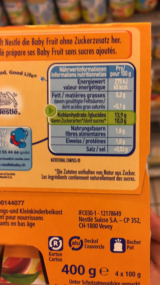 Nestle Baby Fruit packshot