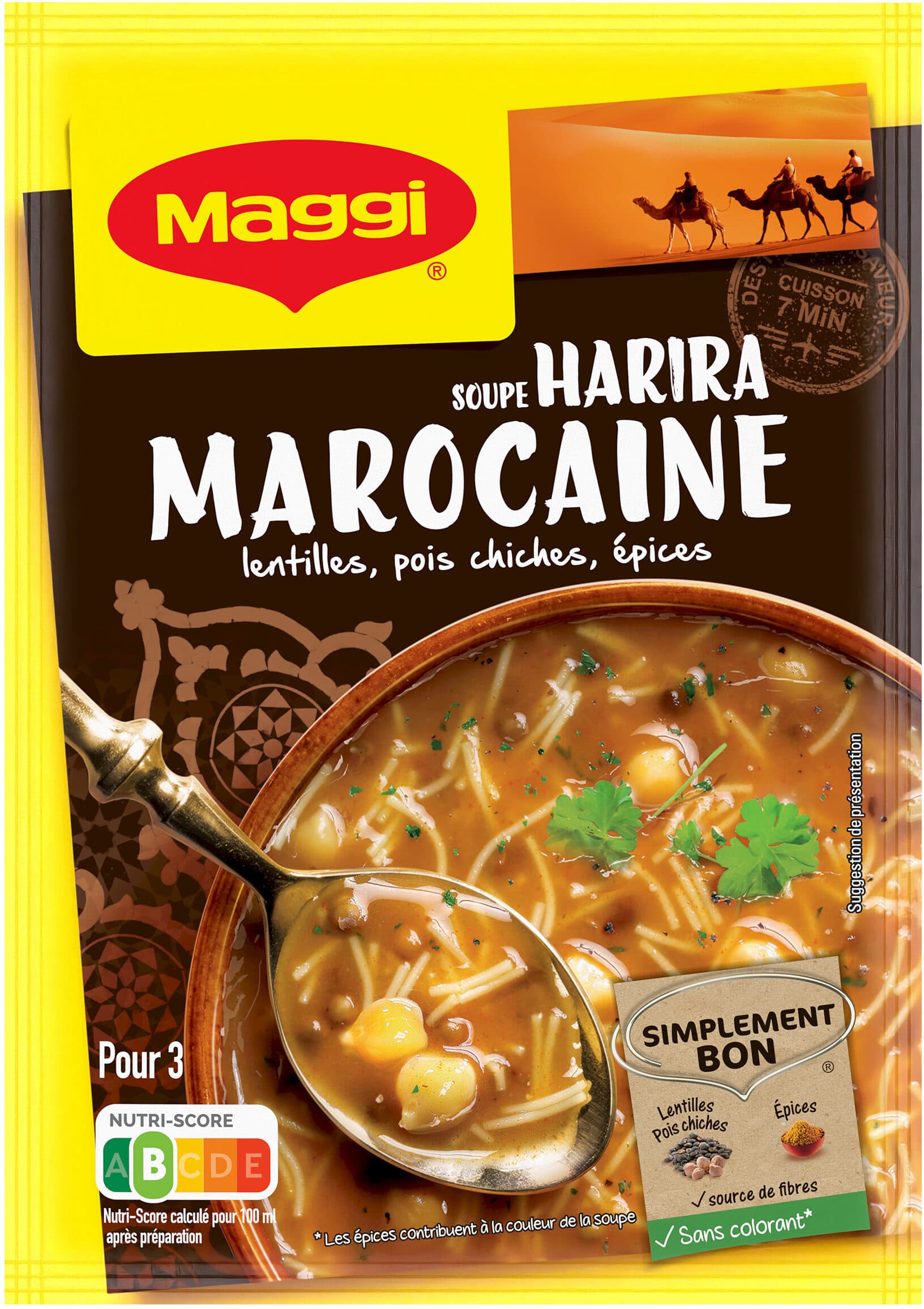 Nestlé MAGGI Soupe Harira Marocaine 90g packshot