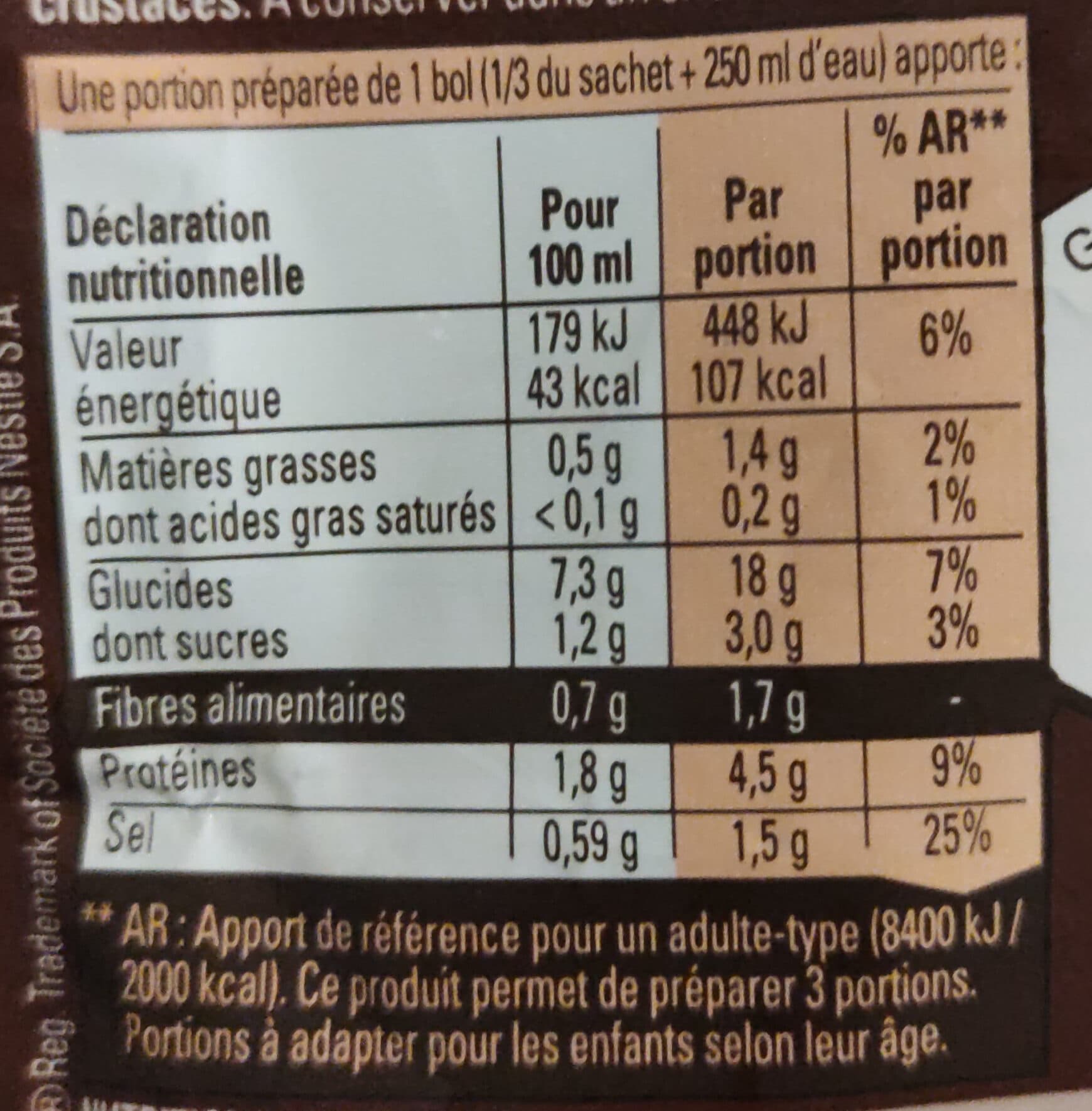 Nestlé MAGGI Soupe Harira Marocaine 90g packshot