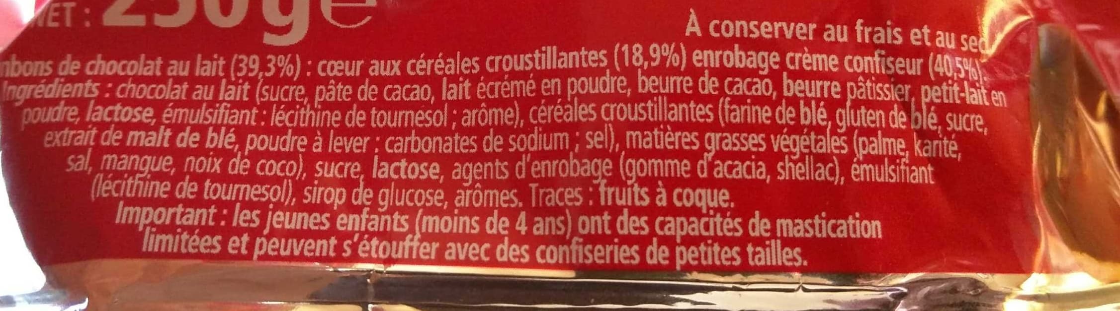 Nestlé KITKAT Ball, Billes au chocolat au Lait, 250g packshot