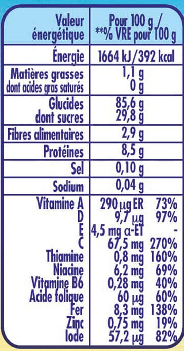 Nestlé BABIVANILLE packshot