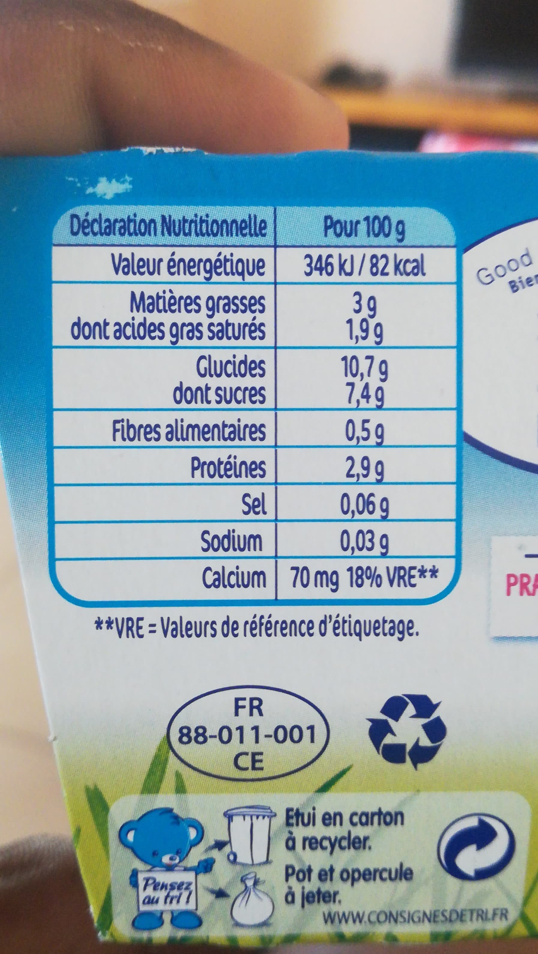 Nestlé NESTLE P'TIT ONCTUEUX Fromag Blanc Saveur Natur Sucré-4x100gDès6mois packshot