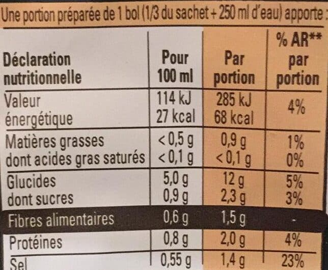 Nestlé MAGGI Soupe Chinoise 60g packshot