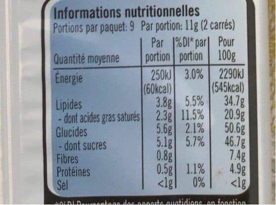 Nestlé Chocolat Noir packshot