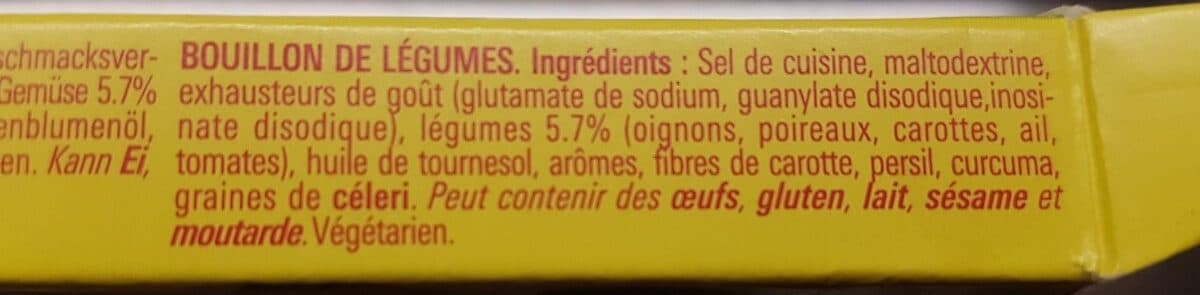 Nestlé Gemüse Bouillon packshot