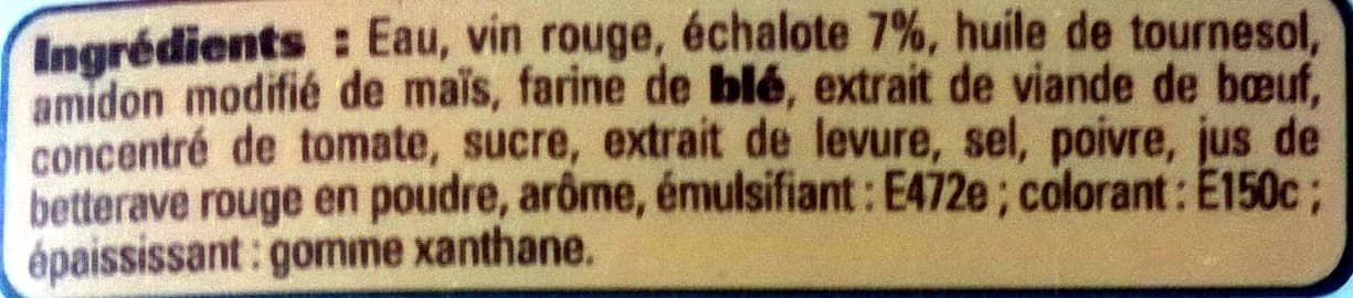 Chef Sauce échalote packshot