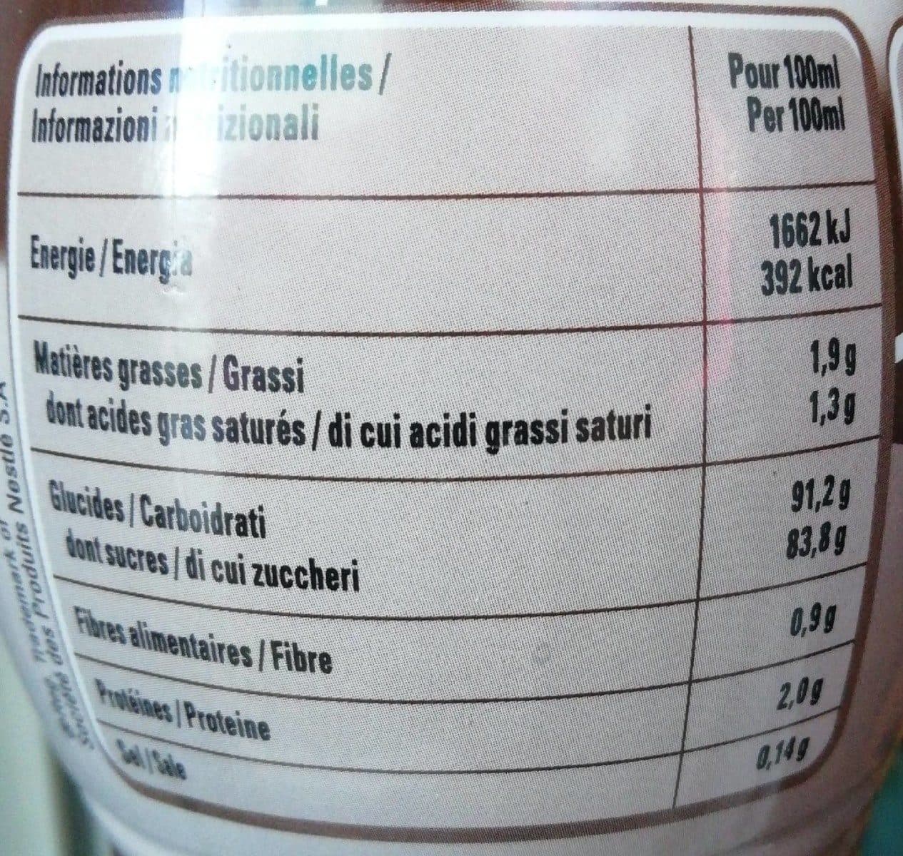 Nestlé Sauce Dessert Café NESTLE Docello Bouteille de 1 kg packshot