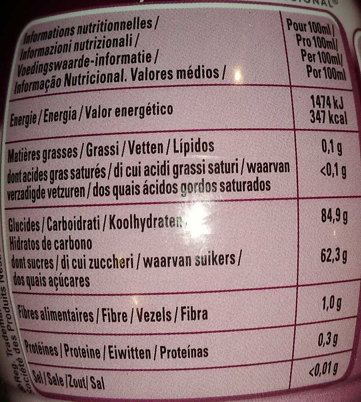 Nestlé Sauce Dessert Fruits RougesNESTLÉ Docello Bouteille de 1 kg packshot