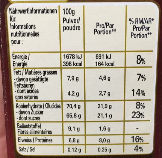 Nestlé Le Chocolat packshot