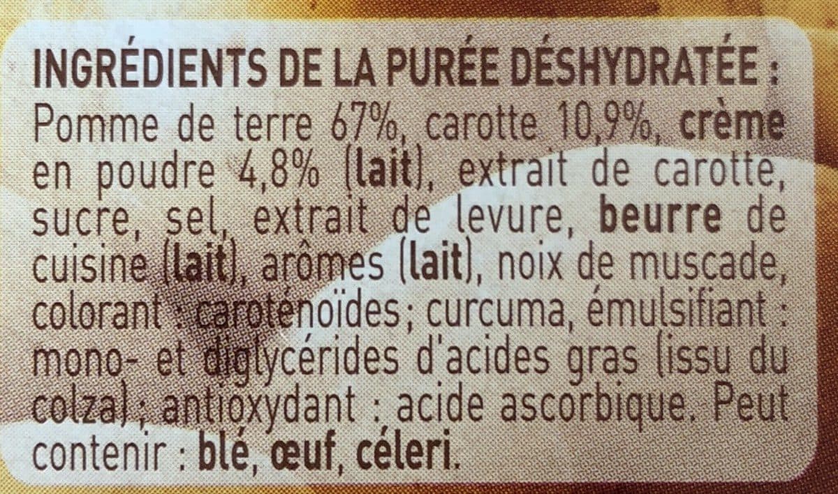 Maggi Purée Carottes et Crème packshot