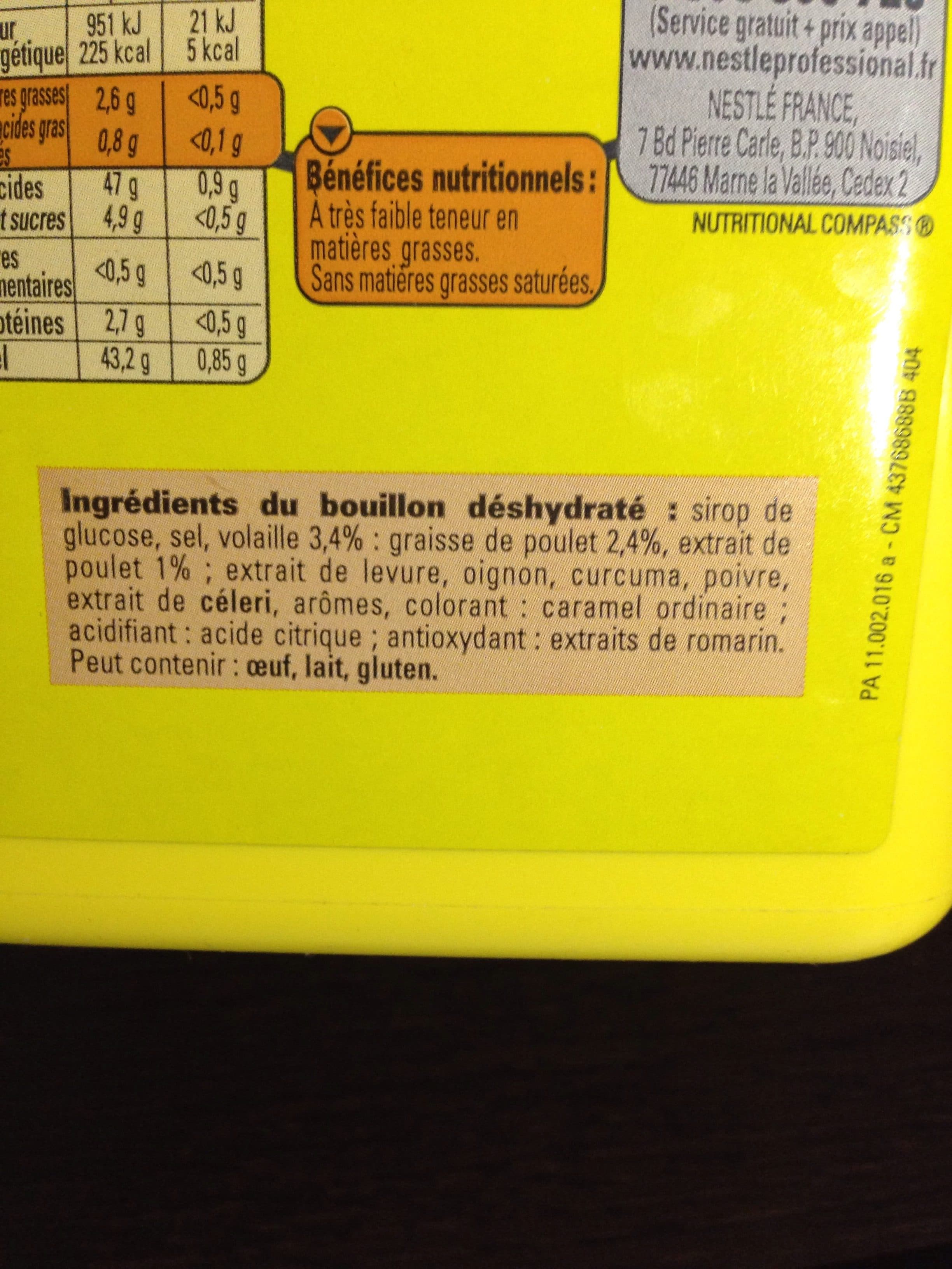 Maggi Bouillon de Volaille MAGGI - Boîte de 1,4 kg pour 70 L packshot