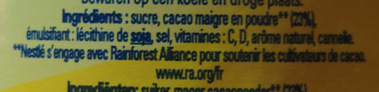 NestléNesquik NESQUIK Poudre Cacaotée boîte 250g packshot