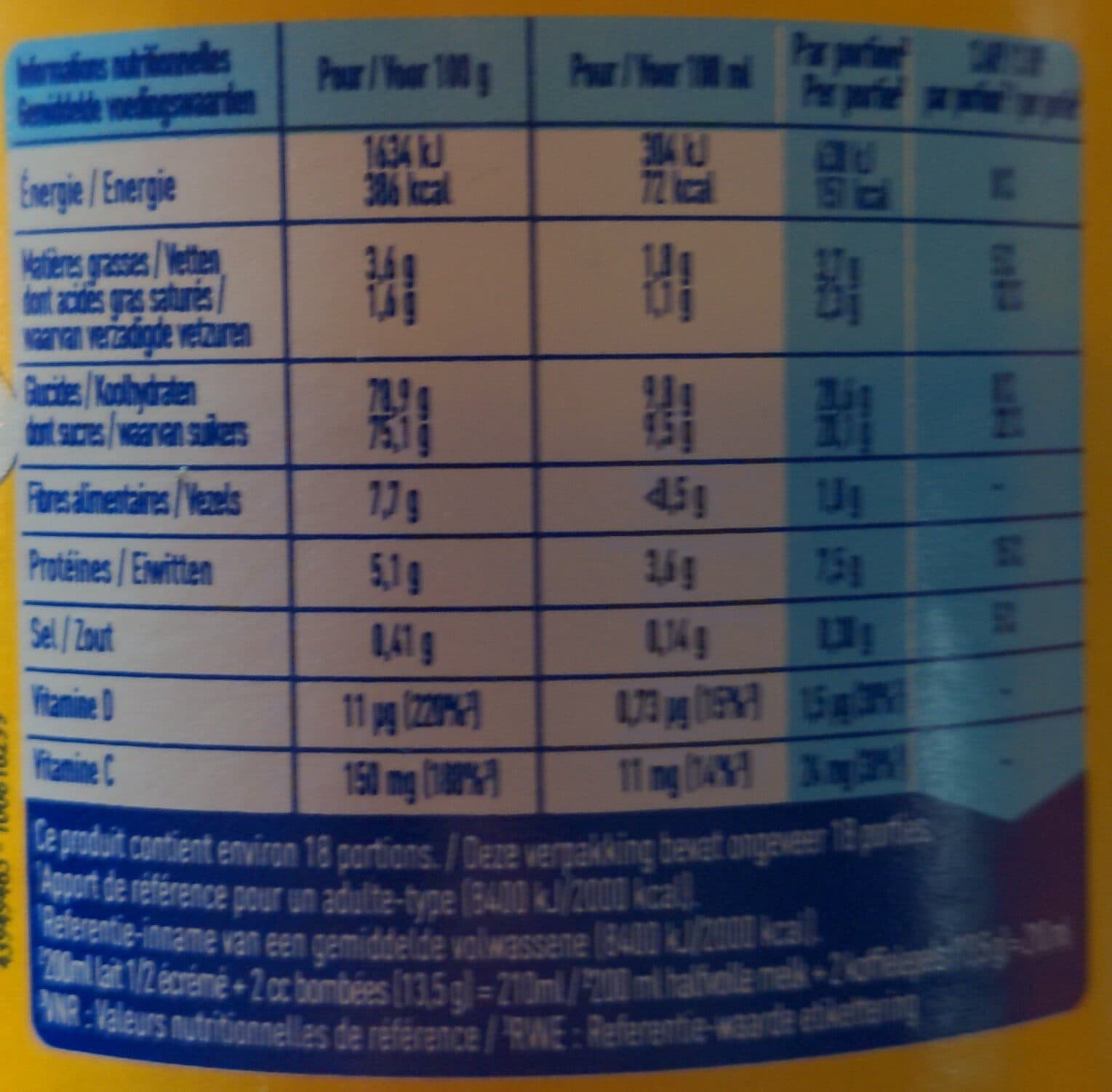 NestléNesquik NESQUIK Poudre Cacaotée boîte 250g packshot
