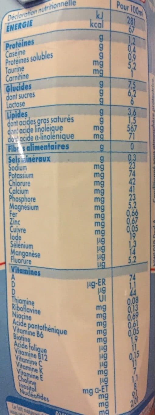 Nestlé GUIGOZ 1 Optipro Classique Lait Infantile 1er âge dès la Naissance 6x500ml packshot