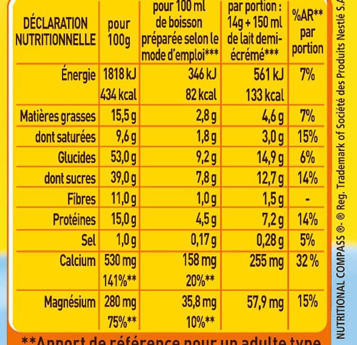 Nestlé RICORE au Lait, Café & Chicorée, Boîte 400g packshot
