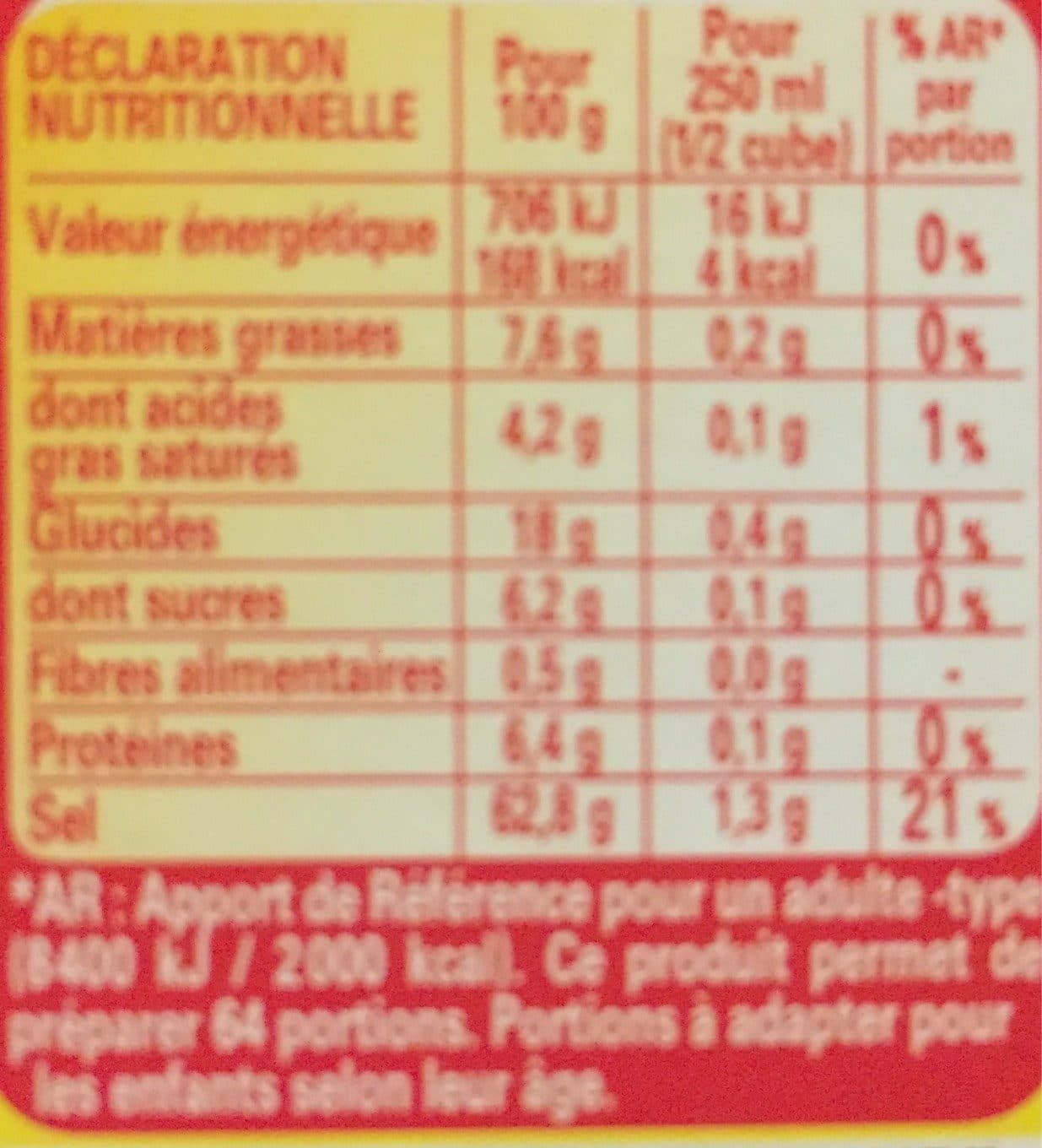 Nestlé Bouillon en cubes packshot