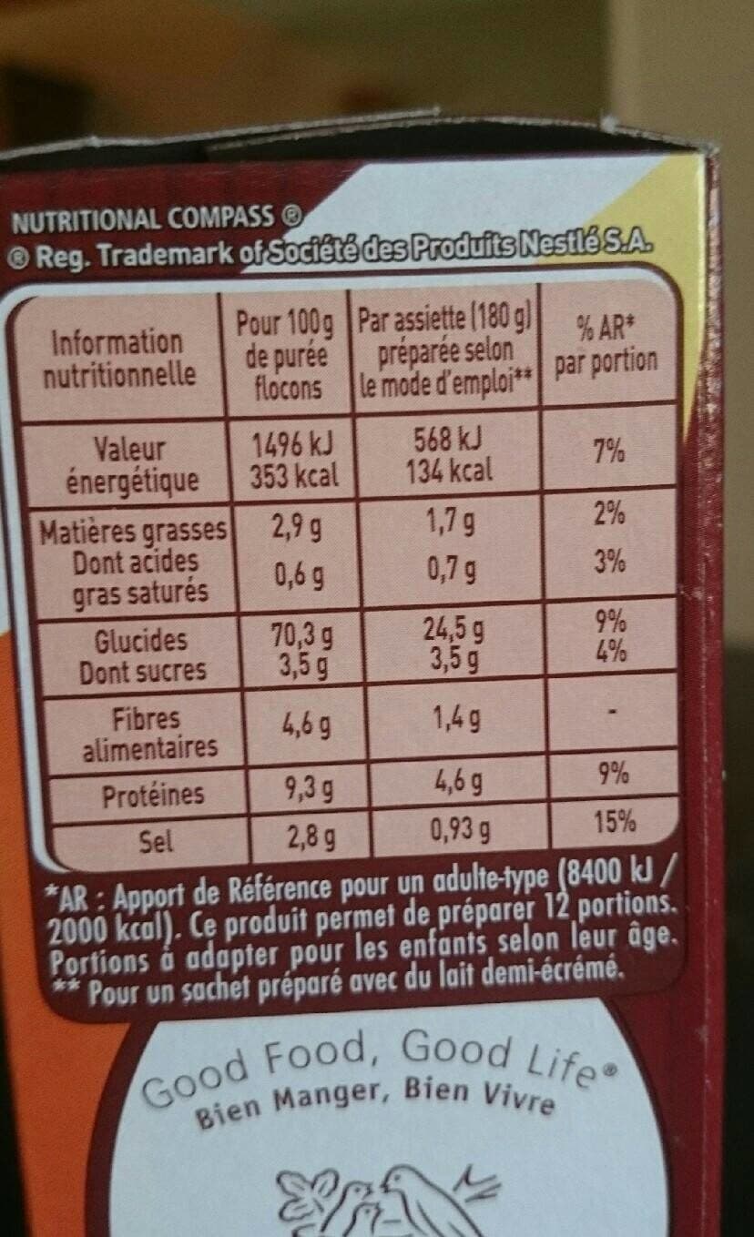 Maggi MOUSLINE Purée Façon Presse-purée (3x125g) packshot