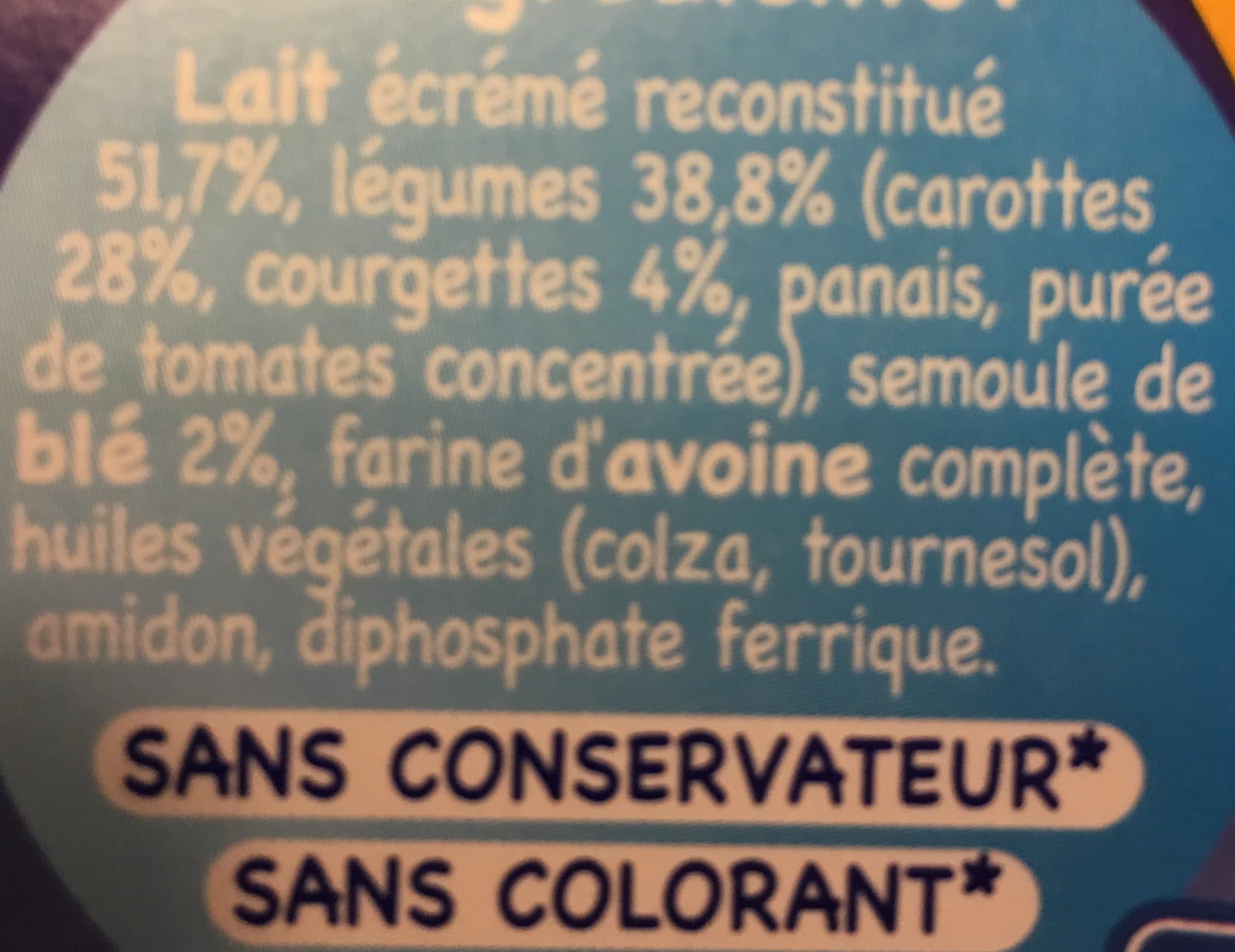Nestlé P'tit souper - Carottes Courgettes Semoule, dès 6M packshot