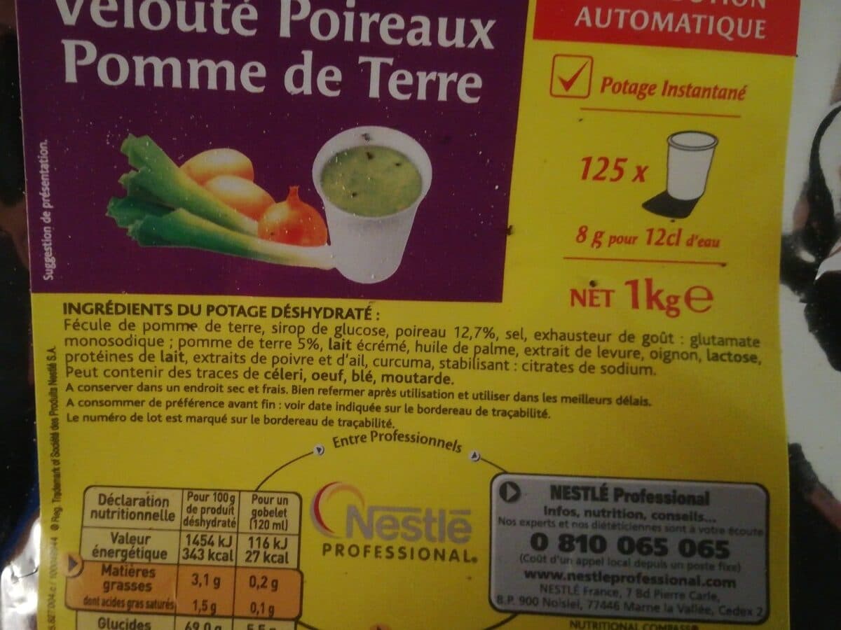 Maggi 1KG Poche Potage PDT / Poireau Maggi packshot