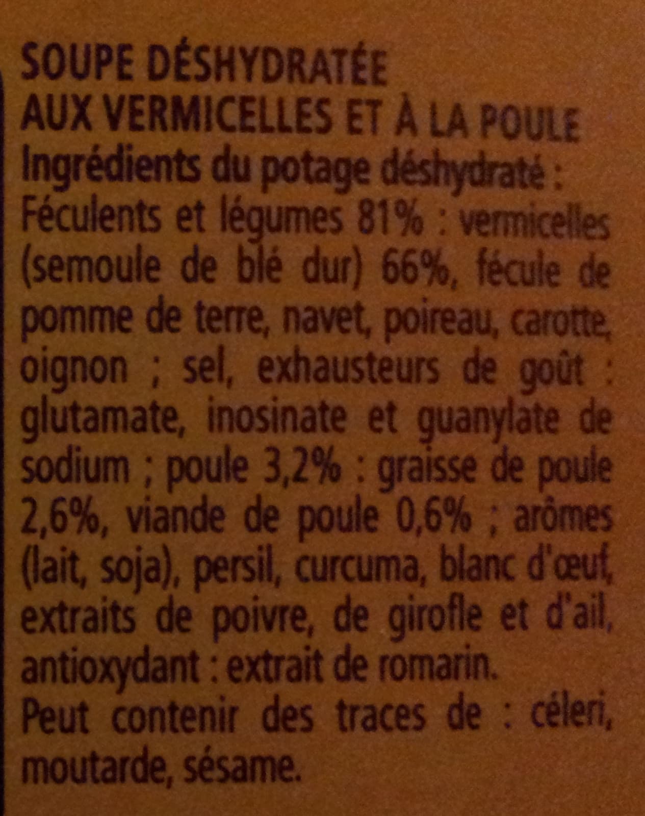 Maggi Soupe de Poule aux Vermicelles packshot