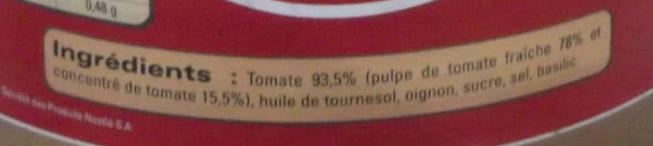 Chef Coulis de Tomate CHEF - Boîte de 2,5 kg (appertisé) packshot