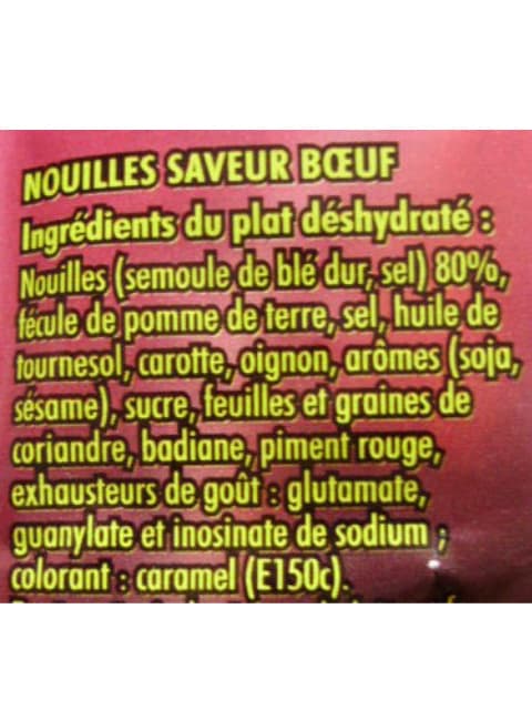 Nestlé Nouilles Asiatiques Saveur Boeuf - 60 g - Maggi packshot