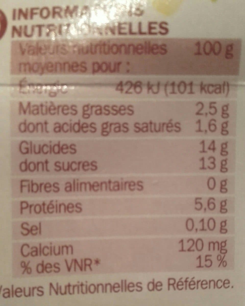 Open Food Facts Fromage blanc à la vanille packshot