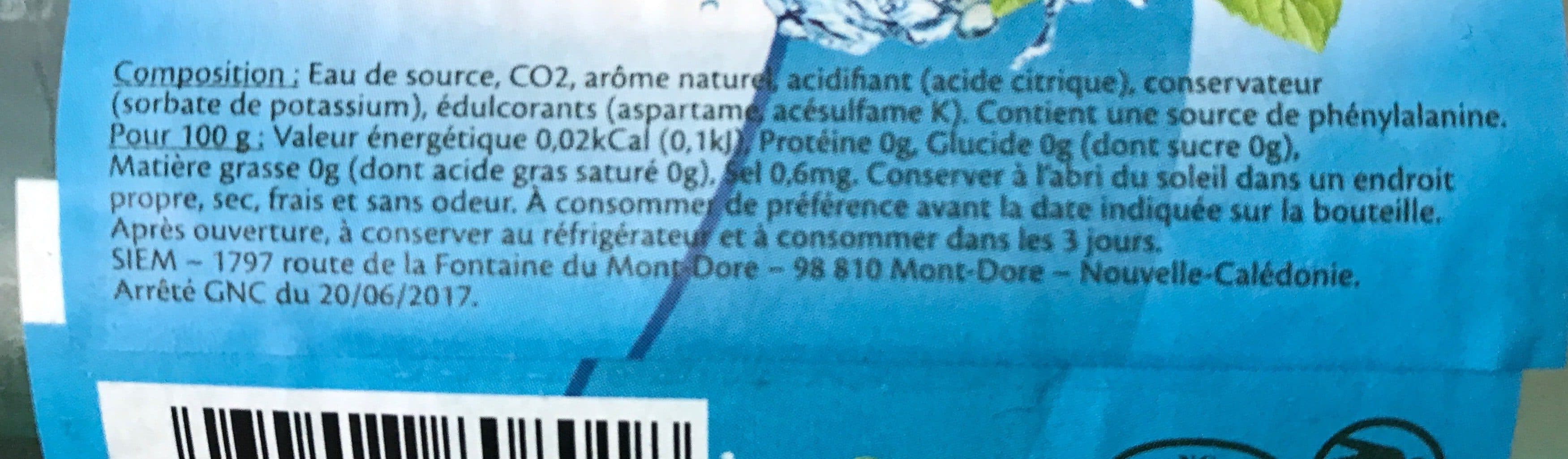 Open Food Facts La perillante menthe glacee packshot