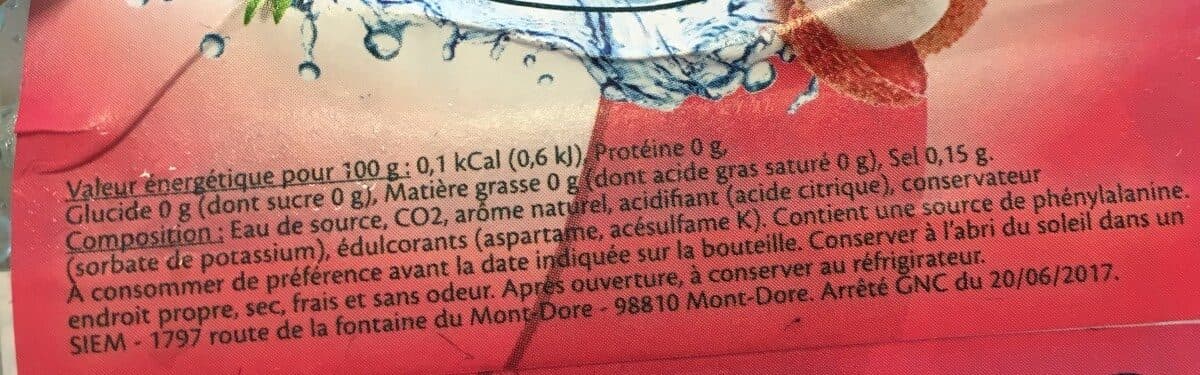 Open Food Facts la petillante letchi packshot