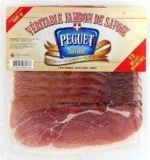 Peguet savoie Jambon Sec De Savoie 12 Belles Tranches packshot
