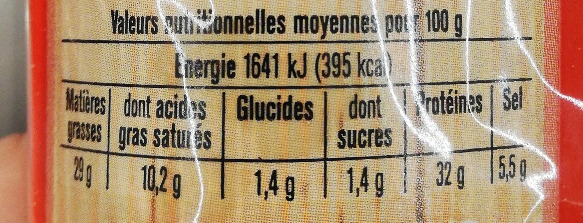 Open Food Facts Saucisson sec - Le piolet de Savoie packshot