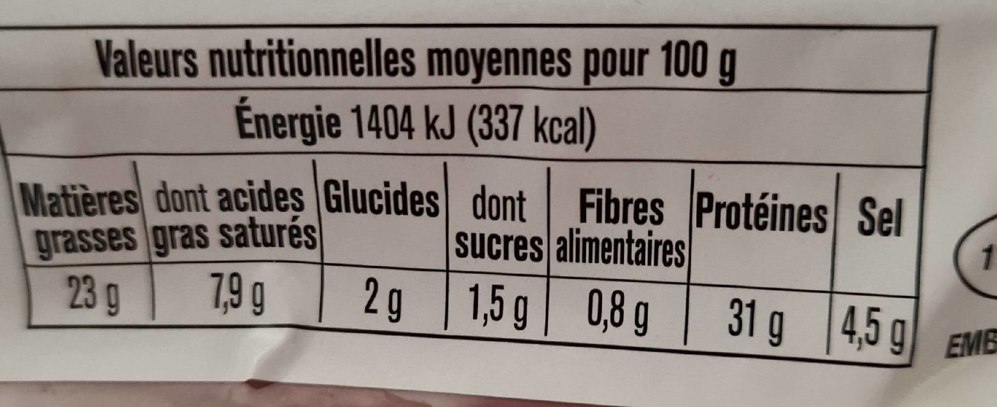 Peguet Savoie Chiffaunnade de saucisson sec aux noisettes packshot