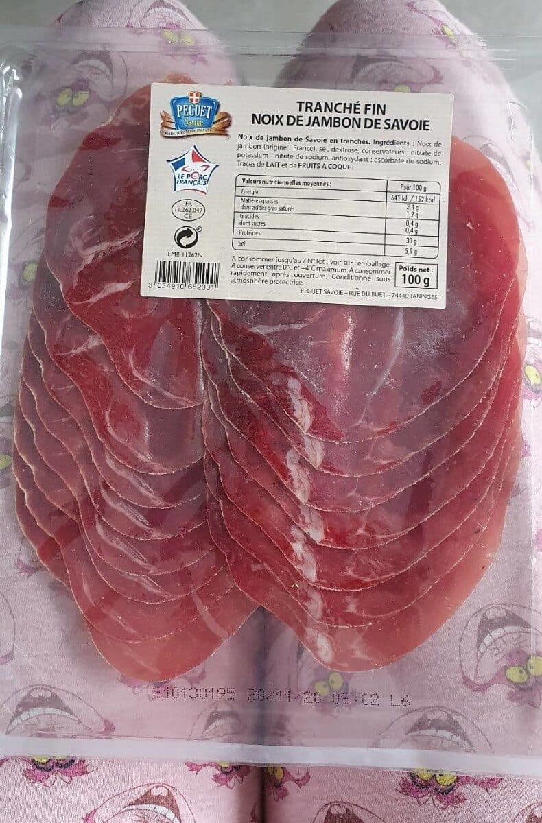 Peguet Savoie Tranche fin noix de jambon de Savoie packshot