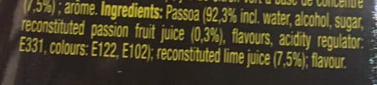 Open Food Facts Passoã Cocktails Passion Fruit Caipirinha packshot