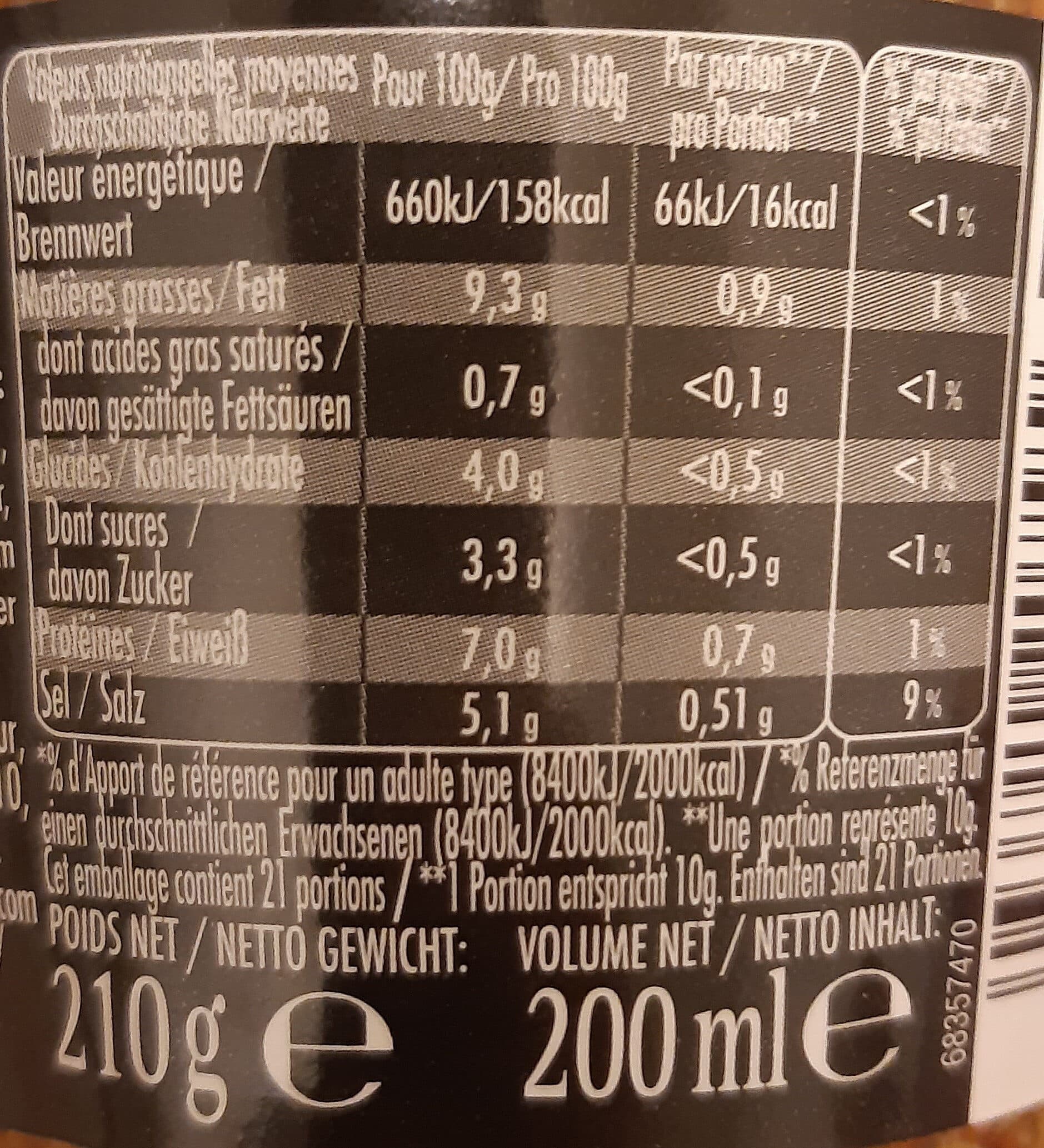 Maille Whole grain mustard packshot